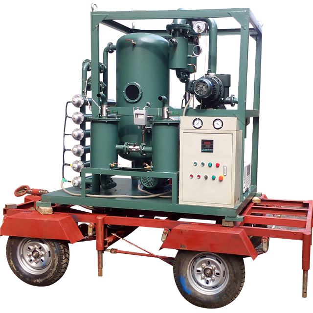 Nilagyan ng ZY-S trailer ang open type na vacuum insulating oil purifier