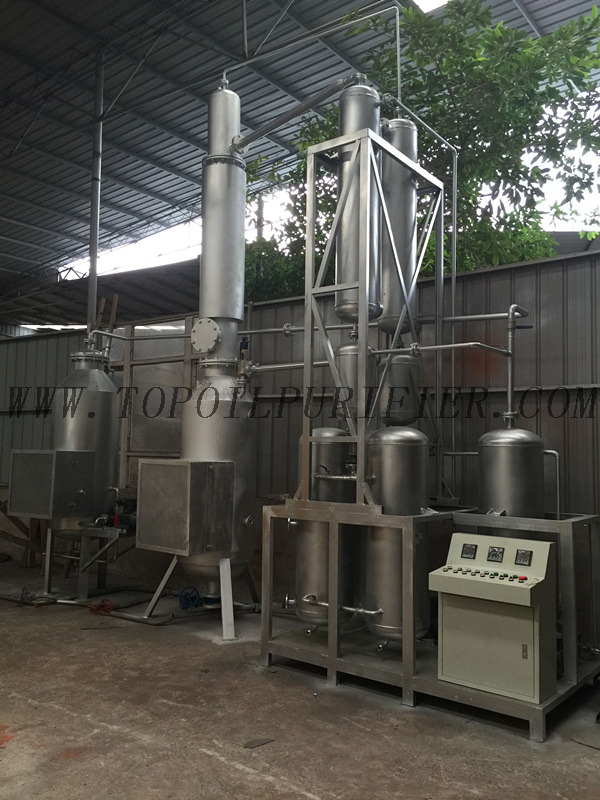 EOS Car Waste Engine Oil Recycling at Distillation Plant