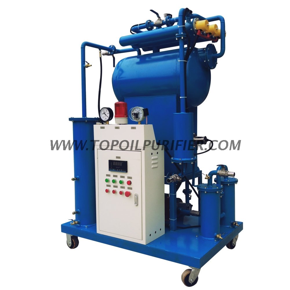 Kinokontrol ng ZY-A PLC ang ganap na awtomatikong vacuum transformer oil purifier