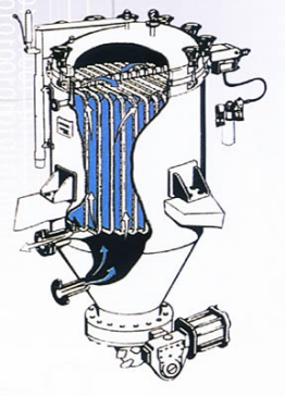 Serye VFD Vertical Type Stainless Steel Press Filter