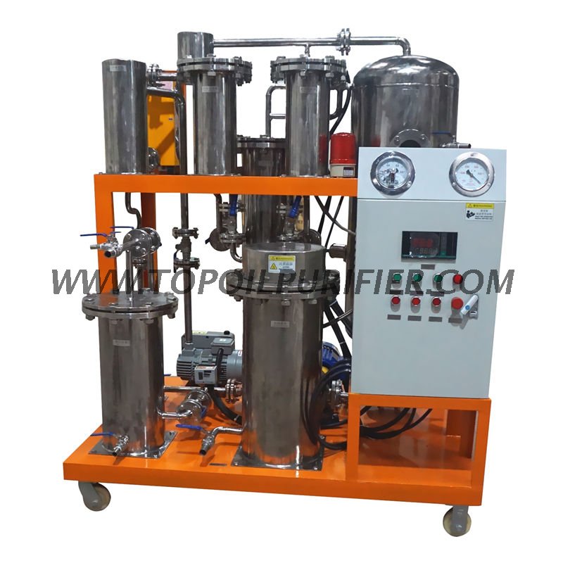 Series COP-S stainless steel cooking oil filtration machine