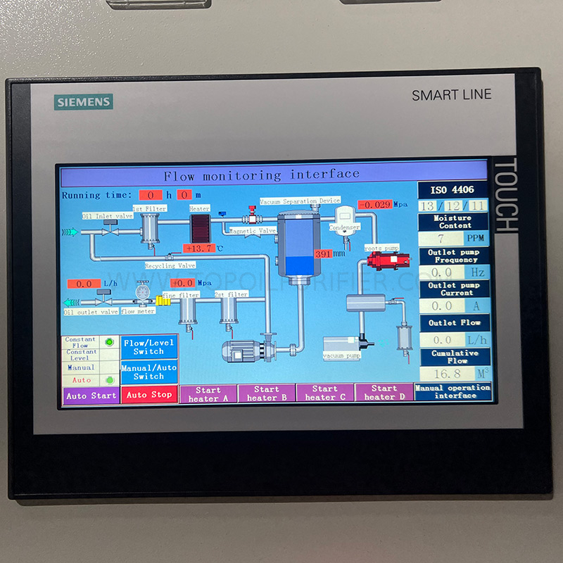 ZYB-A PLC na Ganap na Awtomatikong Insulating Oil Recycling Unit