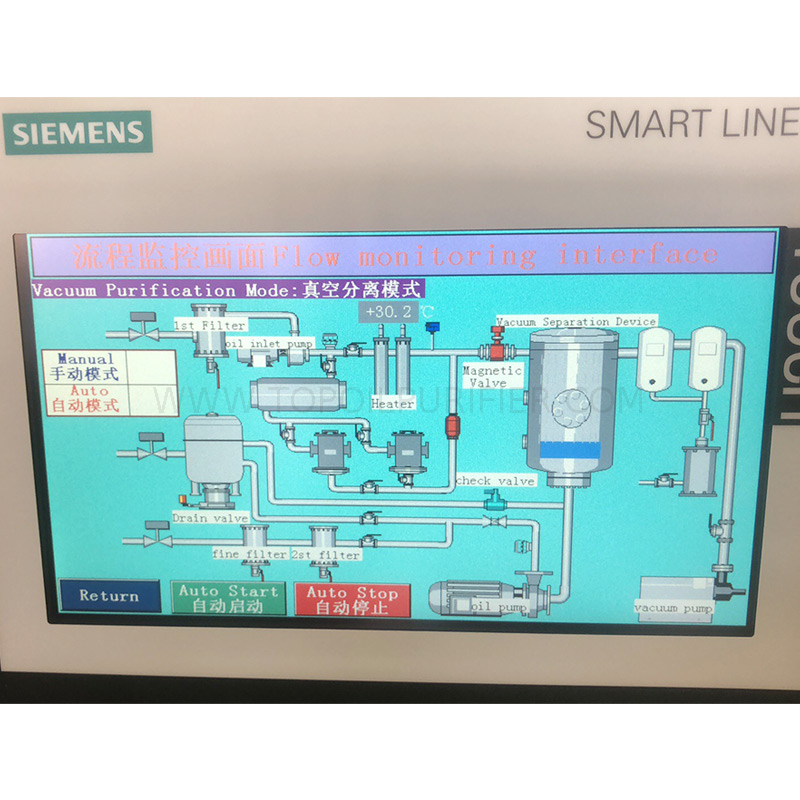 ZY-A PLC Control Ganap na Awtomatikong Insulating Oil Purifier